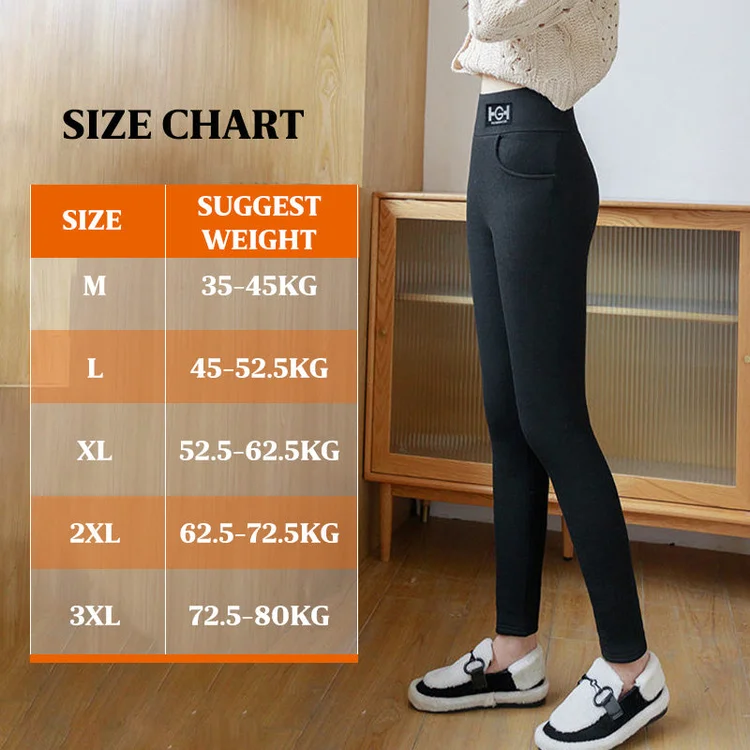 (image for) 🎅CHRISTMAS SALE NOW-49% OFF-Women’s Fashionable Thermal Cashmere Slim Pants