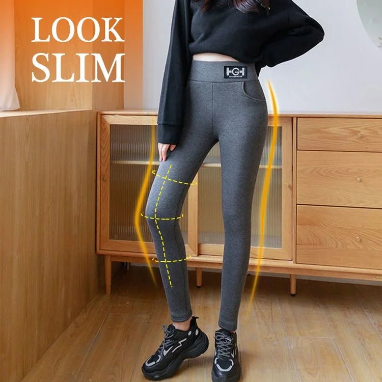 (image for) 🎅CHRISTMAS SALE NOW-49% OFF-Women’s Fashionable Thermal Cashmere Slim Pants