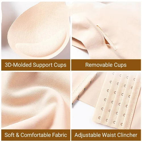 (image for) 🔥 2023 heißer Verkauf 49% OFF- Shapewear 3-in-1 Taillen-Trainer-BH mit Bauchkontrolle