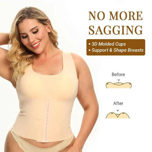 (image for) 🔥 2023 heißer Verkauf 49% OFF- Shapewear 3-in-1 Taillen-Trainer-BH mit Bauchkontrolle