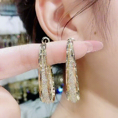 (image for) 🔥HOT SALE - 49% OFF🔥To My Best Friend-Fashion Oval Earrings