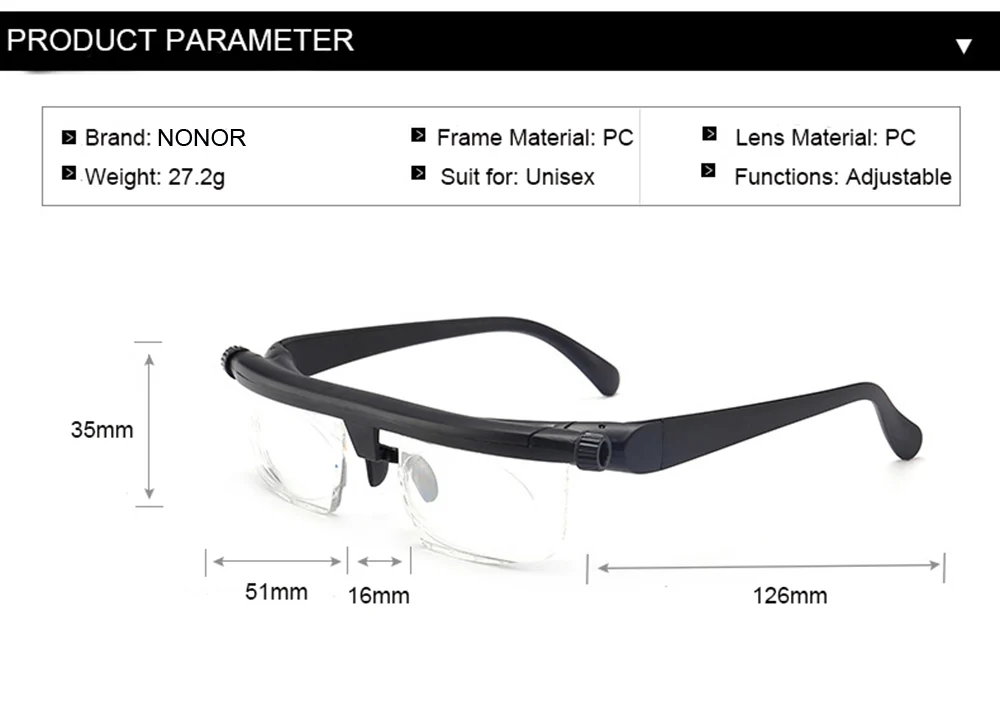 (image for) 🔥 48% OFF🔥Adjustable Distance And Near Focus Glasses