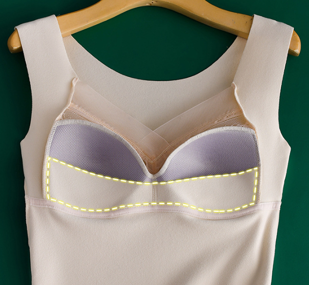 (image for) 🎉Buy 1 Get 2 Free(Add 3 pcs to cart)⚡2-in-1 Built-in Bra Thermal Underwear