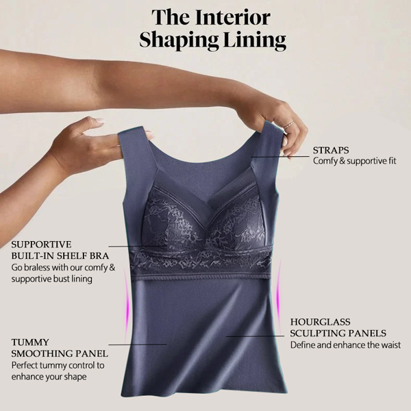 (image for) 🎉Buy 1 Get 2 Free(Add 3 pcs to cart)⚡2-in-1 Built-in Bra Thermal Underwear