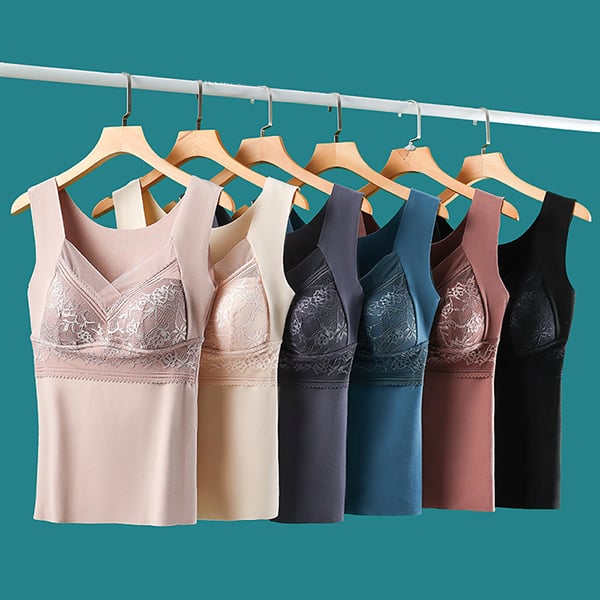 (image for) 🎉Buy 1 Get 2 Free(Add 3 pcs to cart)⚡2-in-1 Built-in Bra Thermal Underwear
