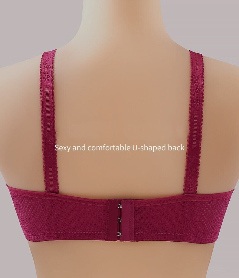 (image for) 🔥Plus Size Bra Women Underwear Wire Free Comfort Soft Breathable🔥