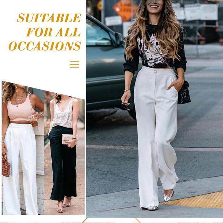 (image for) THE EFFORTLESS TAILORED WIDE LEG PANTS