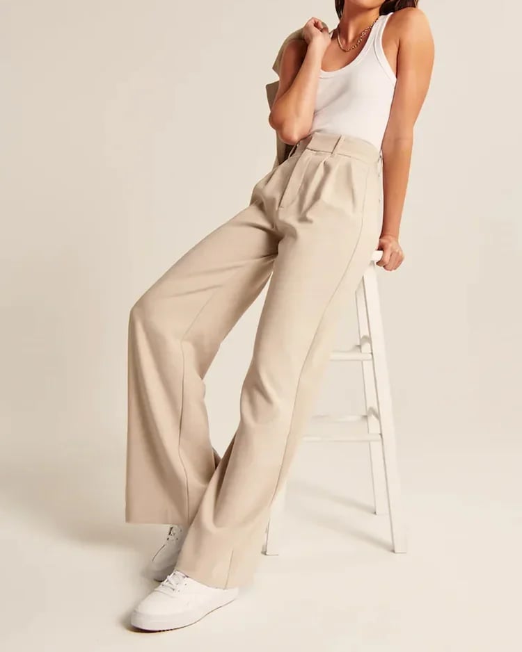 (image for) THE EFFORTLESS TAILORED WIDE LEG PANTS