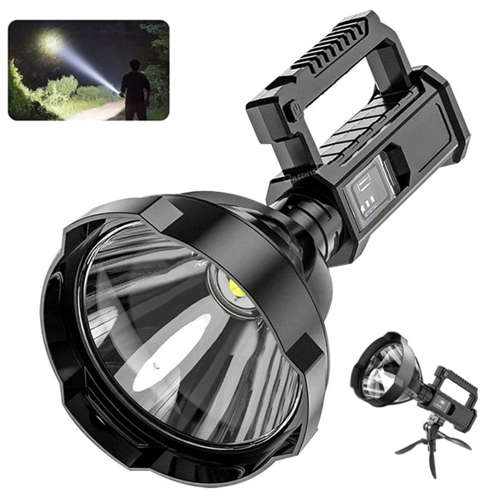 (image for) ⏰ Promotion 49% OFF - Rechargeable Handheld Spotlight Flashlight 90000 High Lumens