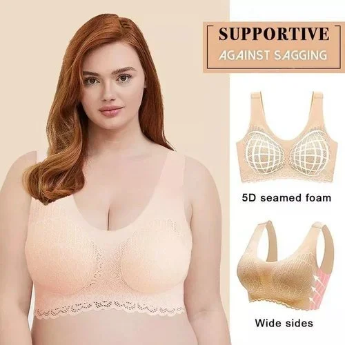 (image for) 🔥 BUY 1 GET 2 FREE(Add 3 To Cart)-Breathable Antimicrobial Latex Bra