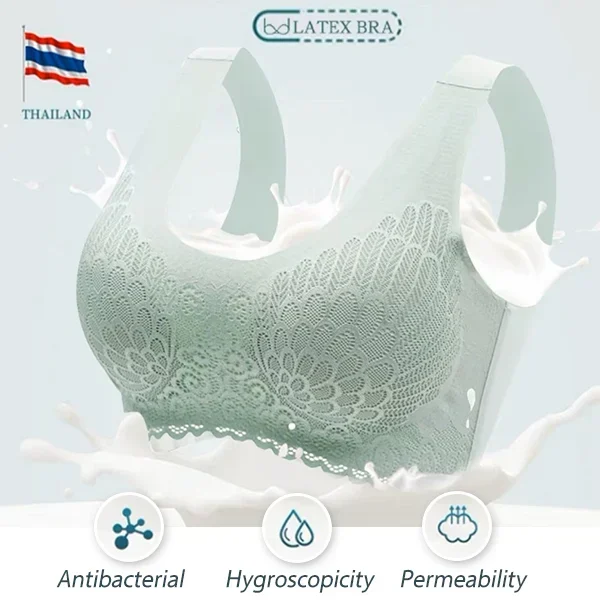 (image for) 🔥 BUY 1 GET 2 FREE(Add 3 To Cart)-Breathable Antimicrobial Latex Bra